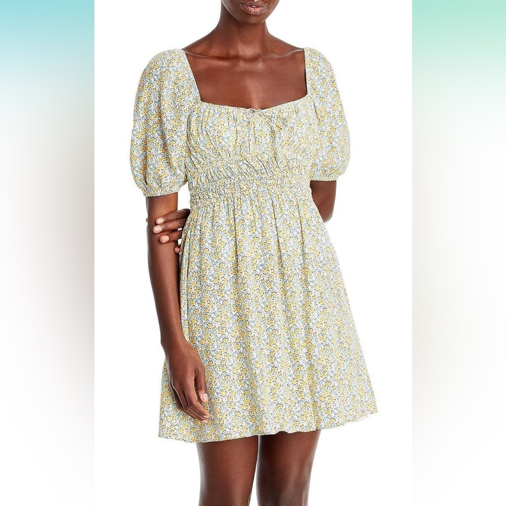 Faithfull the Brand Sylvie floral mini dress new